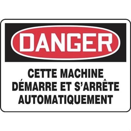 Accuform OSHA DANGER SAFETY SIGN  THIS FRMEQM150XL FRMEQM150XL